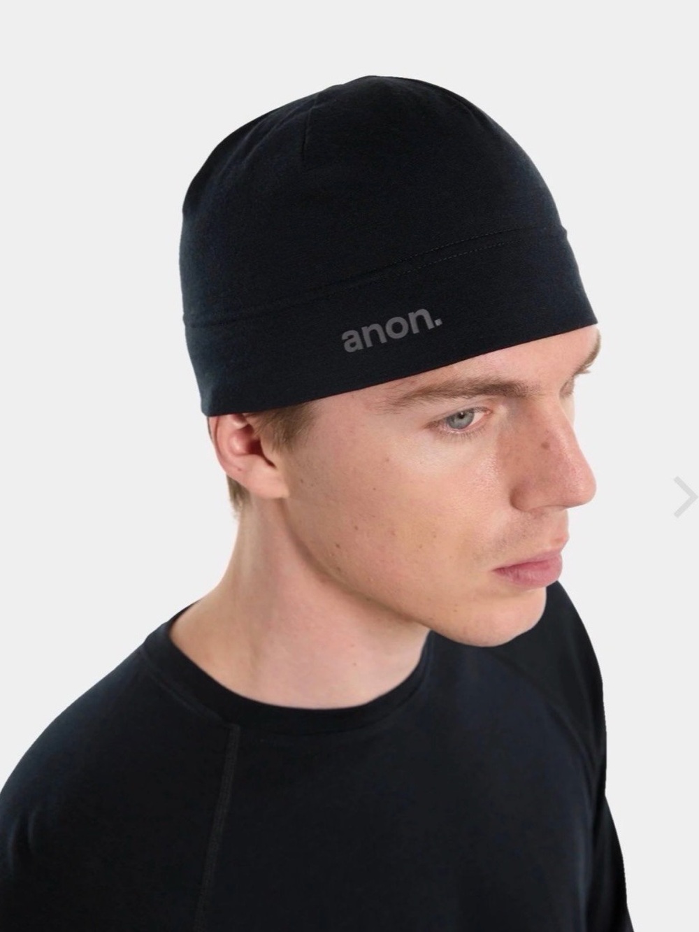 Anon- Men’s Black beanie - Classic Performance